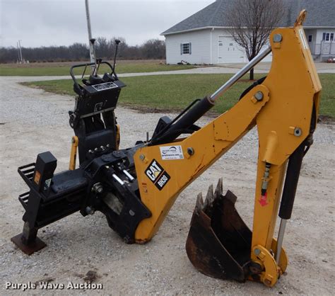 cat backhoe skid steer attachment|bh30 caterpillar backhoe attachment.